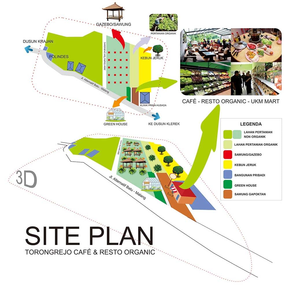 Site Plan Rest Area Saung Tani
